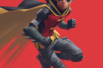 create an awesome comic books based on your script
