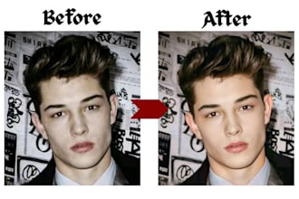 enhance photos and retouching photos smoothly