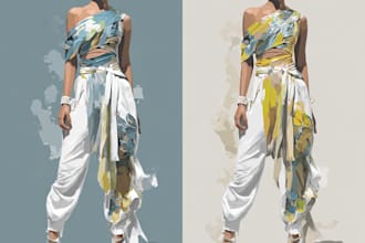 illustrate fashion collections for your brand