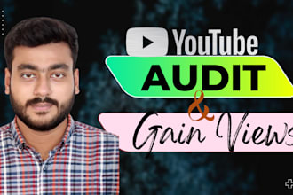 do youtube channel audit and gain views to your videos