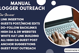 do blogger outreach services to get quality backlinks