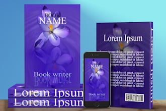 create excellent book cover for your business or books