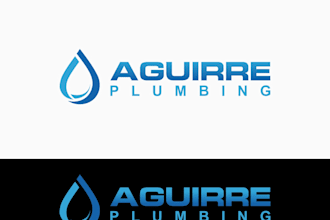 design a modern and custom plumbing service logo for your business