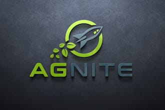 design a minimalist and creative eco agriculture tech logo