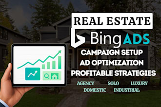 setup profitable real estate bing ads ppc campaigns  microsoft ads for leads