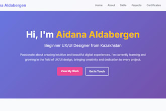 do UX and UI design, research for you