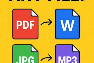 convert your files between any formats quickly and accurately