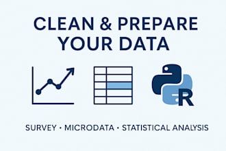clean and prepare your survey or microdata for analysis