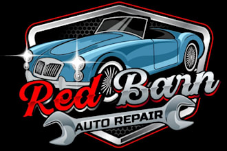design unique car repair logo
