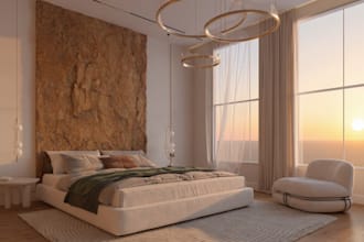 provide interior and architectural design services with 3d rendering and visuals