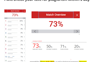 check your text for plagiarism and polish your writing