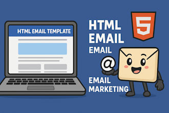 responsive HTML email template conversion service