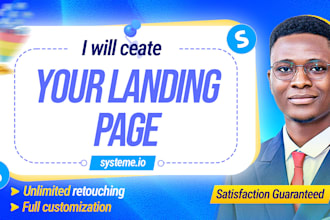 build your high converting landing page with systeme io