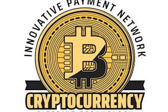 design professional crypto token cryptocurrency coin logo
