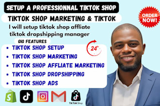 set up tik tok tiktok shop dropshipping influencer affiliate marketing manager