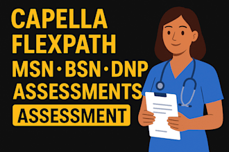 do capella, flexpath msn, bsn, dnp assessments