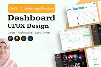 design dashboards, web app, crms, saas and desktop apps