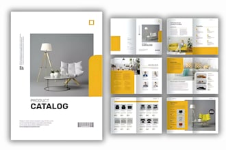 design catalog, magazine, booklet, and book layout designs