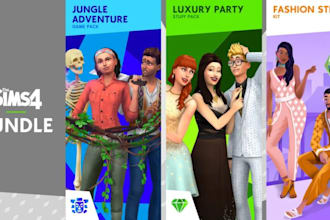 edit or create a sim for you in the sims 4, character design, model, animation