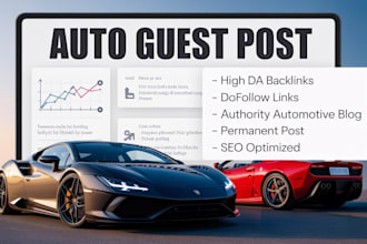 publish high da auto guest post on automotive blog for authority backlinks