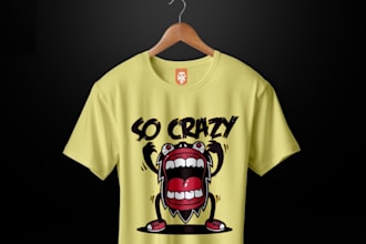 do custom t shirt, typography and minimalist t shirt design