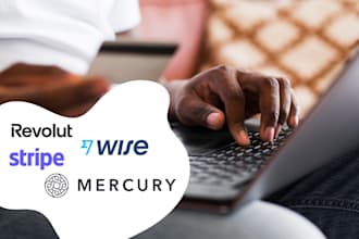 create mercury account, stripe, wise account, revolut, bank account