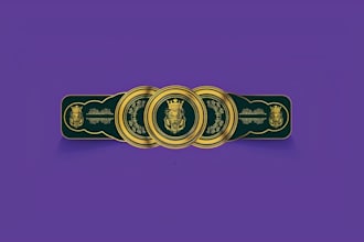 custom cigar label, band and ring logo design