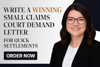 write a winning small claims court demand letter for quick settlements