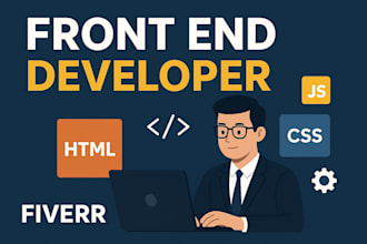 build a responsive html and CSS and java script website