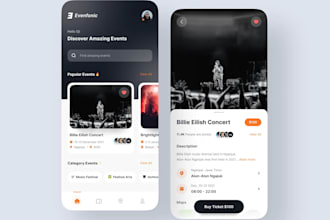 event booking app, ticket booking app, event tracking app, live streaming app