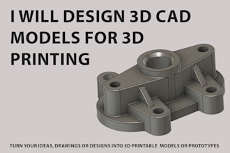 design 3d cad models for 3d printing