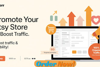 pormote your etsy store to boost traffic