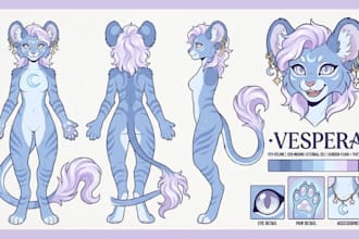 furry ref sheet fursona ref sheet anthro ref sheet nsfw furry reference sheet