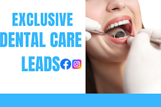 dental care dental lead lead generation landing page