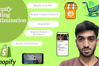 optimize your shopify store, listing run offers ads