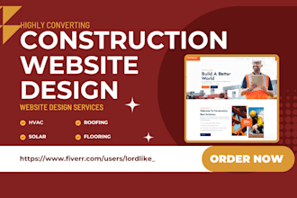 build construction contractor electrician painting solar interior design website