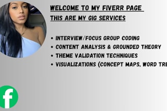 do quantitative research, qualitative analysis, thematic analysis,data analysis