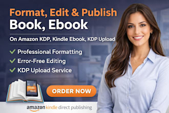 fix format, edit and publish book, ebook on amazon kdp, kindle ebook, kdp upload