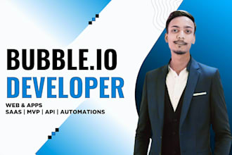 develop your bubble io web app mvp or saas platform