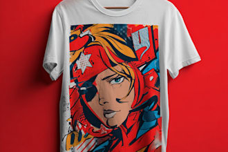 design a custom illustration for merchandising