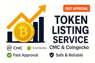 list your cryptocurrency token on coinmarketcap and coingecko fast