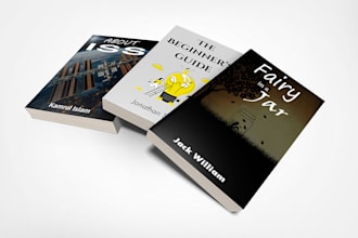design creative book cover,ebook cover,amazon KDP and more