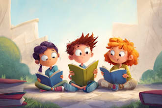 do illustration children story book illustration