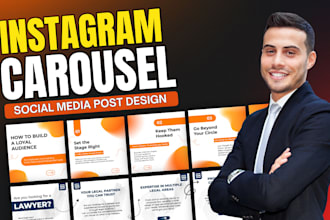 design instagram carousel, post and story templates