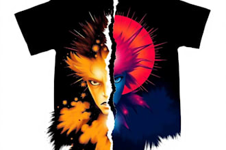 create a awesome tshart design for you