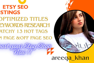 do etsy listings with etsy seo title and tags