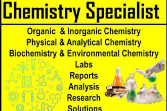 assist you in chemistry labs, projects, problems and assessment