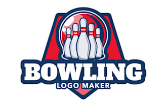 create a wonderful bowling logo for your company