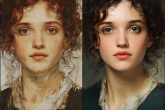 paint a realistic or fantasy portrait
