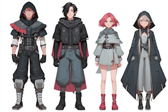 create custom anime and game fanart